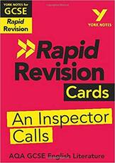 York Notes for AQA GCSE (9-1) Rapid Revision Cards: An Inspector CallsPicture